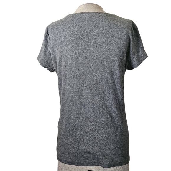 Tommy Hilfiger Grey Crewneck Short Sleeve Tee Shirt Size Large - Picture 2 of 4